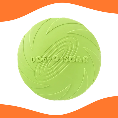 Hard Plastic Dog Frisbee – Durable & Chew-Resistant Toy