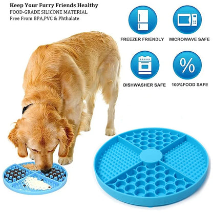 Slow Feeder Licking Pad – Calm, Feed, & Entertain Your Dog