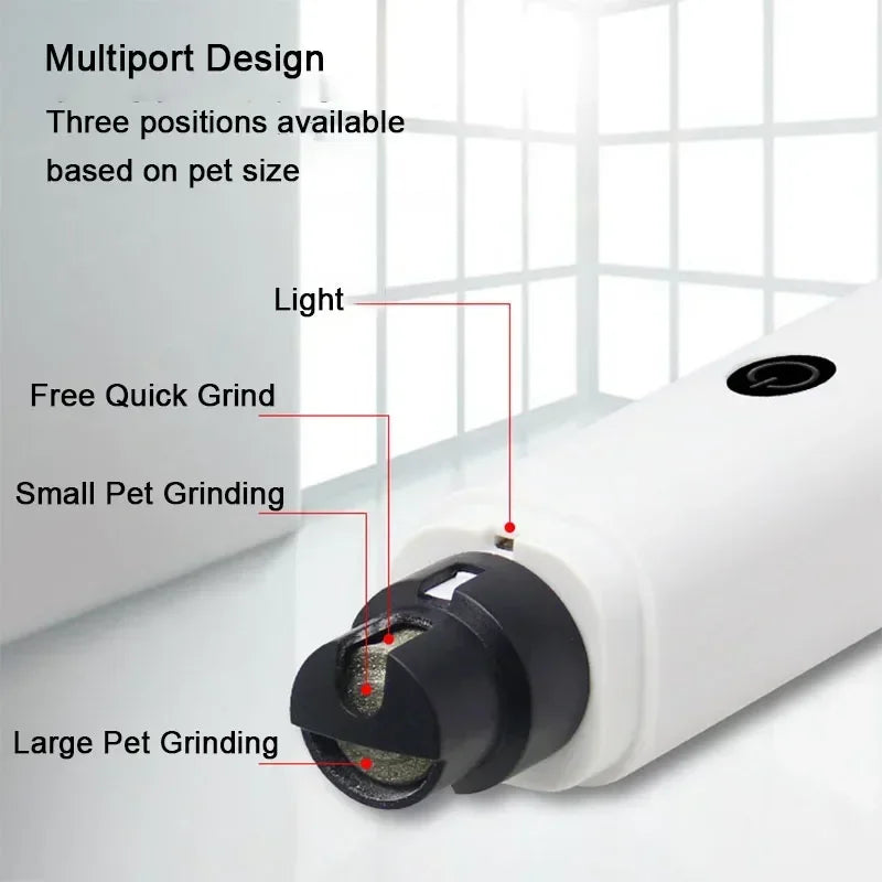 Rechargeable Electric Pet Nail Grinder