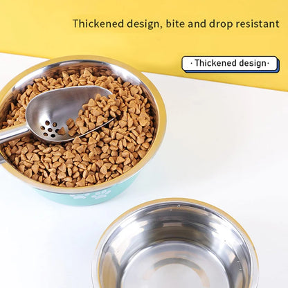 Non-Slip Stainless Steel Pet Bowl – For Dogs & Cats