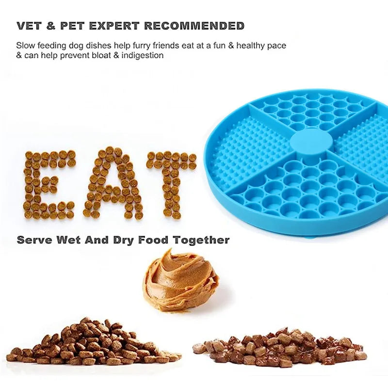 Slow Feeder Licking Pad – Calm, Feed, & Entertain Your Dog