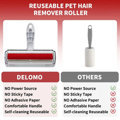 Pet Hair Remover Lint Roller – Reusable, Versatile, and Mess-Free