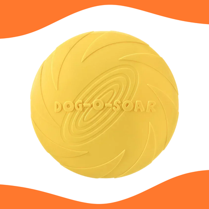 Hard Plastic Dog Frisbee – Durable & Chew-Resistant Toy